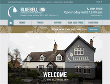Tablet Screenshot of bluebellinnpub.co.uk